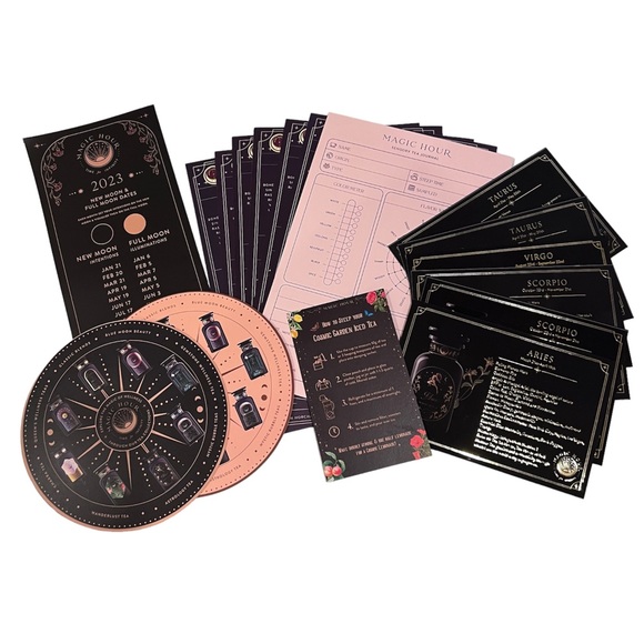Magic Hour Tea Collectible Tasting Note Cards And Zodiac Cards Set New - Picture 1 of 8
